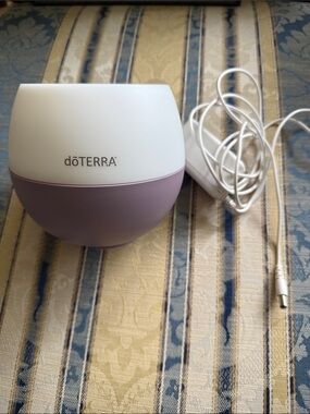 Doterra Two-Tone White and Lavender Aroma Diffuser